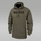 UNC Club Fleece Men's Nike College Hoodie - Medium Olive