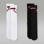 Jordan Big Kids' Diamond High Crew Socks (2 Pairs)