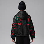 Sudadera con gorro sin cierre de tejido Fleece Brooklyn Fireside para niños talla grande Jordan