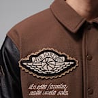 Chamarra universitaria para hombre Jordan Flight Día de Muertos