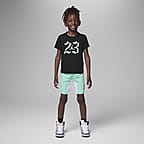 Jordan MVP 23 Little Kids' Shorts Set - Emerald Rise