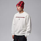 Sudadera de cuello redondo de tejido Fleece para hombre Jordan Brooklyn