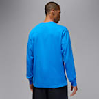 Jordan Flight Men's Long-Sleeve Crewneck T-Shirt