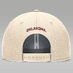 Oklahoma Primetime Rise Men's Jordan Brand Dri-FIT College Trucker Adjustable Hat