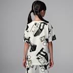 Playera estampada para niños talla grande Brooklyn Jordan