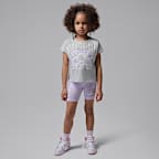 Jordan Little Kids' Boxy T-Shirt and Bike Shorts Set