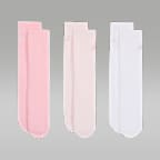 Jordan Big Kids' Supersoft Cozy Crew Socks (3 Pairs)