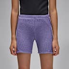 Shorts de ciclismo con tela de canalé Jordan para niño talla grande