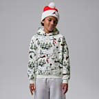 Jordan Big Kids' Holiday Printed Hoodie