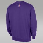 Los Angeles Lakers Statement Essentials Men's Jordan NBA Fleece Crew-Neck Sweatshirt