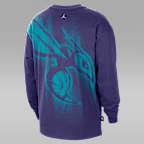 Playera de manga larga de básquetbol para hombre Charlotte Hornets Standard Issue