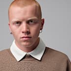 Sudadera de cuello redondo de tejido Fleece oversized para hombre Jordan Brooklyn