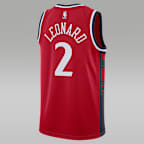 Jersey Jordan Dri-FIT de la NBA Swingman para hombre Kawhi Leonard LA Clippers 2024/25 Statement Edition