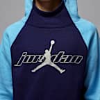 Sudadera con gorro sin cierre de tejido Fleece para niños talla grande Jordan Mountainside