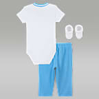 Jordan Baby Jersey Henley 3-Piece Set