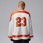 เสื้อแข่งฮอกกี้สไตล์คอลเลจผู้ชาย Jordan Brooklyn