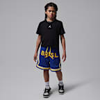 Jordan Essentials Big Kids' Dri-FIT P6 Mesh Diamond Shorts