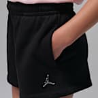 Shorts Jordan de French Terry para niños talla pequeña Brooklyn