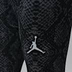 Conjunto de leggings y sudadera con gorro sin cierre tipo piel de serpiente infantil Jordan Essentials