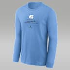 North Carolina Sideline Men's Jordan Brand Dri-FIT College Long-Sleeve T-Shirt