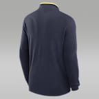 Michigan Victory Men's Jordan Brand Dri-FIT College 1/2-Zip Long-Sleeve Top