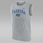 Camiseta sin mangas universitaria marca Jordan Dri-FIT para hombre Florida Primetime Arch Legend