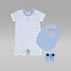 Conjunto de enterito de felpa de 3 piezas para bebé Nike
