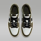 Air Jordan 1 Retro Low 'Medium Olive and Summit White' Men's Shoes