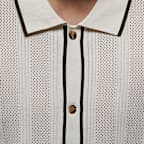 ジョーダン スポーツ メンズ ニット ボタンダウン ゴルフトップ