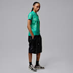 Brazil 2026 Stadium Goalkeeper Women's Jordan Dri-FIT Football Short-Sleeve Replica Shirt