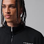 Sudadera con cierre de 1/4 para hombre Jordan Flight Fleece