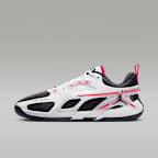 White/Fire Red/Black