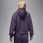 Fleecehuvtröja Jordan Sport Crossover Dri-FIT för kvinnor