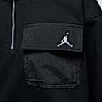 조던 브루클린 플리스 여성 쿼터 지퍼 하이크 마이크 탑