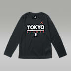 東京 読売ジャイアンツ x ジョーダン エクスクルーシブ コレクション ジュニア ロングスリーブ Tシャツ