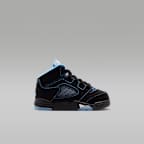 Jordan 5 "Black Carolina" Baby/Toddler Shoes