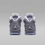 Tenis para niños grandes Air Jordan 5 Retro "Wolf Grey"