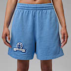 Jordan Brooklyn Fleece frottéshorts med grafikk til dame