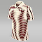 Polo universitario marca Jordan Dri-FIT para hombre Oklahoma Striped