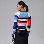 Jordan Flight Women's Long-Sleeve Striped Jumper