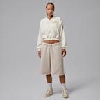 Sudadera con gorro de cierre completo Hike Mike para mujer Jordan Brooklyn Fleece