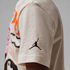 Playera Air Jordan World Tour Merch para niños talla pequeña Jordan