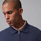 Playera de golf de manga larga con cuello de medio cierre para hombre Jordan