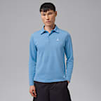 Långärmad golfpikétröja Jordan Sport Dri-FIT för män