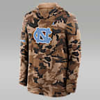 North Carolina Military Appreciation Men's Jordan Brand Dri-FIT College Long-Sleeve Hooded Top
