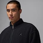 Jordan Flight herenjack van hoogpolige fleece