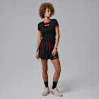 Jordan Brazil shirt met ronde hals en graphic voor dames