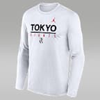東京 読売ジャイアンツ x ジョーダン エクスクルーシブコレクション メンズ ロングスリーブ Tシャツ