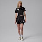 Playera con cierre completo para mujer Jordan Brooklyn