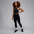 เสื้อกล้ามรัดรูปแนบเนื้อผู้หญิง Jordan Sport